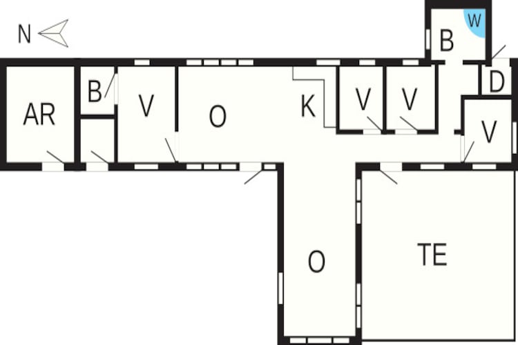 Gerestaureerde huisje met spa -- By Traum Ferienwohnungen-Plattegrond