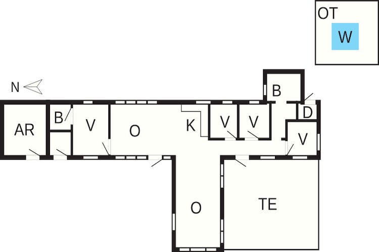 Gerestaureerde huisje met spa -- By Traum Ferienwohnungen-Plattegrond