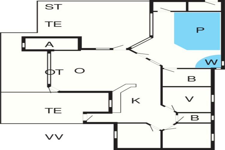 8 persoons vakantie huis in Hejls-Plattegrond