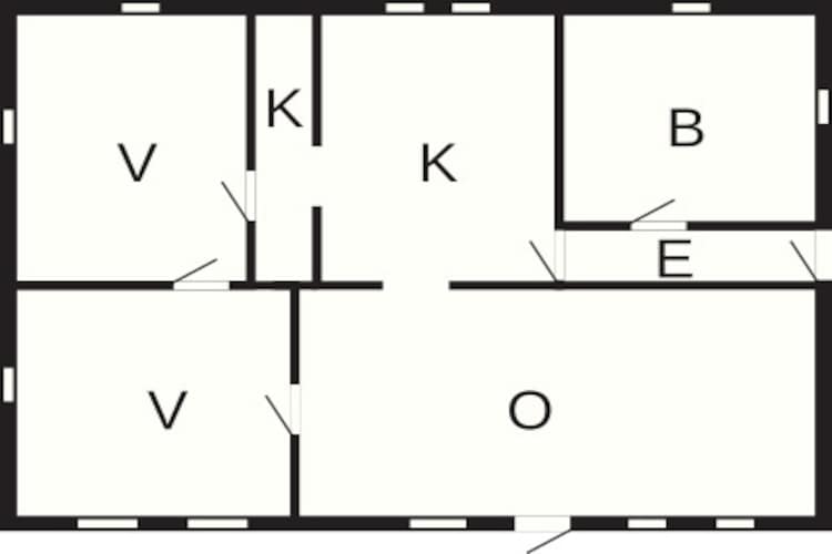 4 persoons vakantie huis in Bredebro-By Traum-Plattegrond
