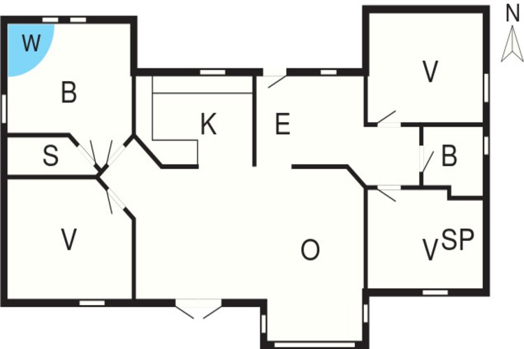 6 persoons vakantie huis in Hirtshals-By Traum-Plattegrond