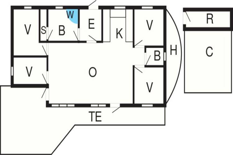 8 persoons vakantie huis in Væggerløse-By Traum-Plattegrond