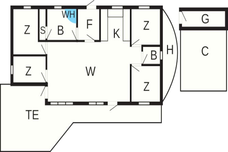 8 persoons vakantie huis in Væggerløse-By Traum-Plattegrond