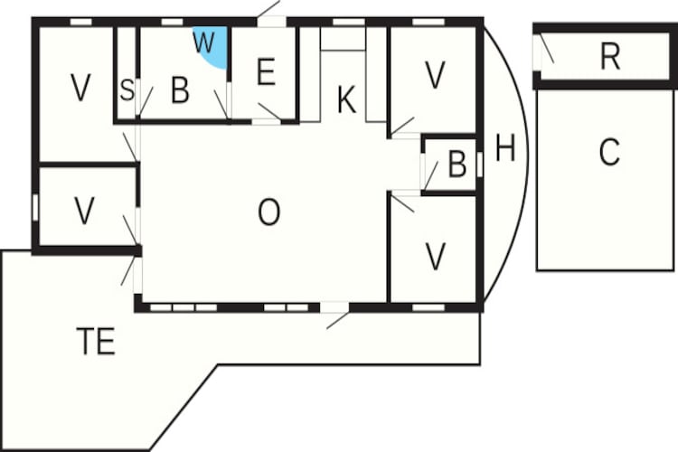8 persoons vakantie huis in Væggerløse-By Traum-Plattegrond