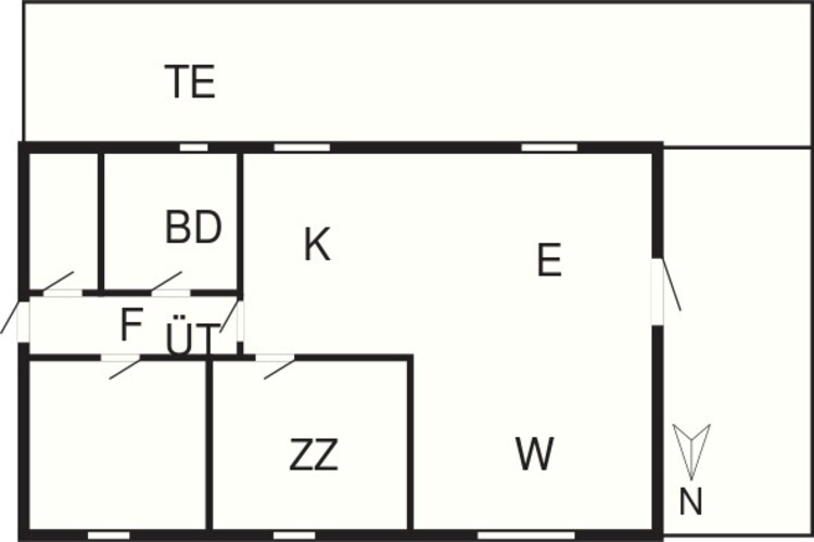 6 persoons vakantie huis in Bindslev-By Traum-Plattegrond