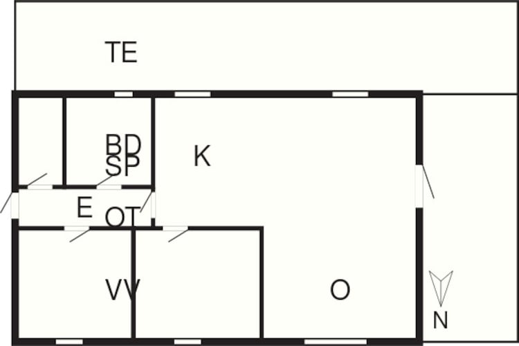 6 persoons vakantie huis in Bindslev-By Traum-Plattegrond
