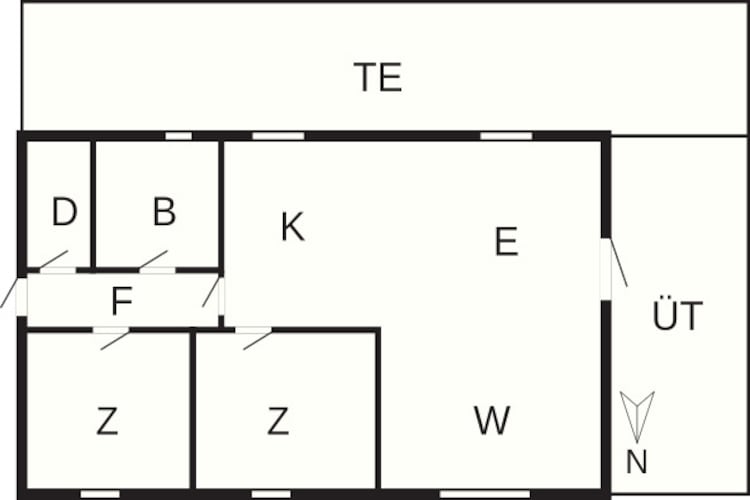 6 persoons vakantie huis in Bindslev-By Traum-Plattegrond