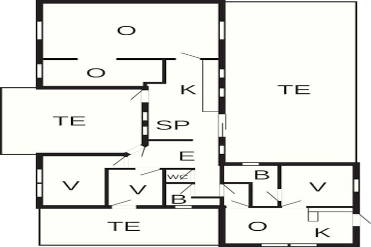 8 persoons vakantie huis in Jerup-By Traum-Plattegrond