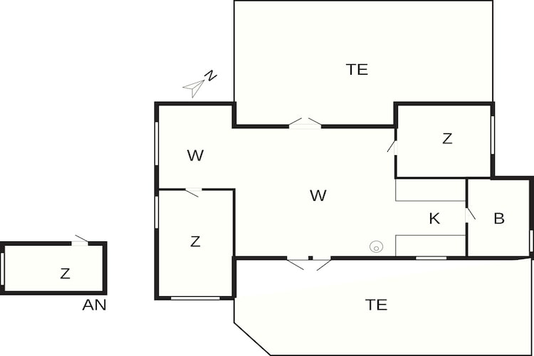 5 persoons vakantie huis in Vejby-By Traum-Plattegrond