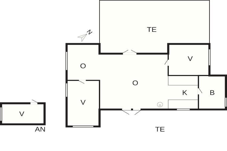 5 persoons vakantie huis in Vejby-By Traum-Plattegrond