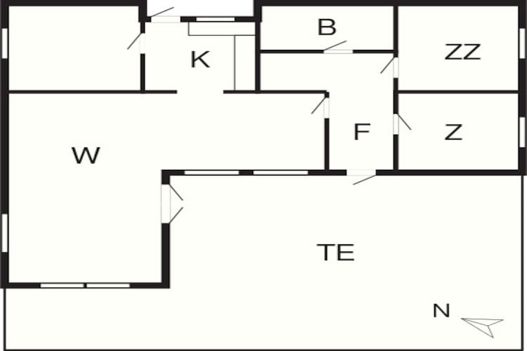 6 persoons vakantie huis in Glesborg-By Traum-Plattegrond