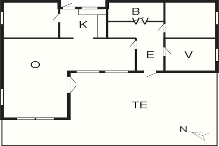 6 persoons vakantie huis in Glesborg-By Traum-Plattegrond