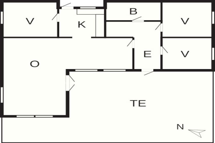 6 persoons vakantie huis in Glesborg-By Traum-Plattegrond