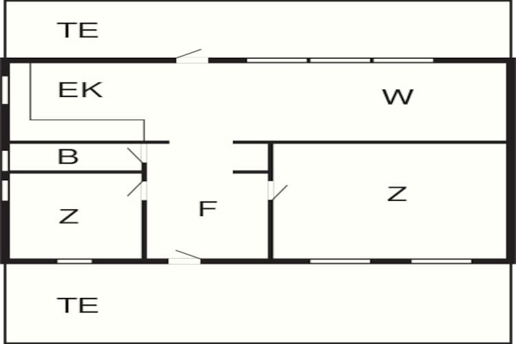 6 persoons vakantie huis in Ebeltoft-By Traum-Plattegrond
