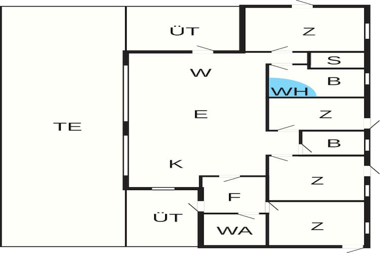 8 persoons vakantie huis in Hadsund-By Traum-Plattegrond