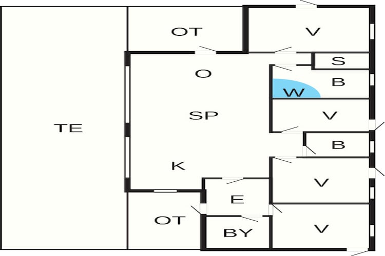 8 persoons vakantie huis in Hadsund-By Traum-Plattegrond
