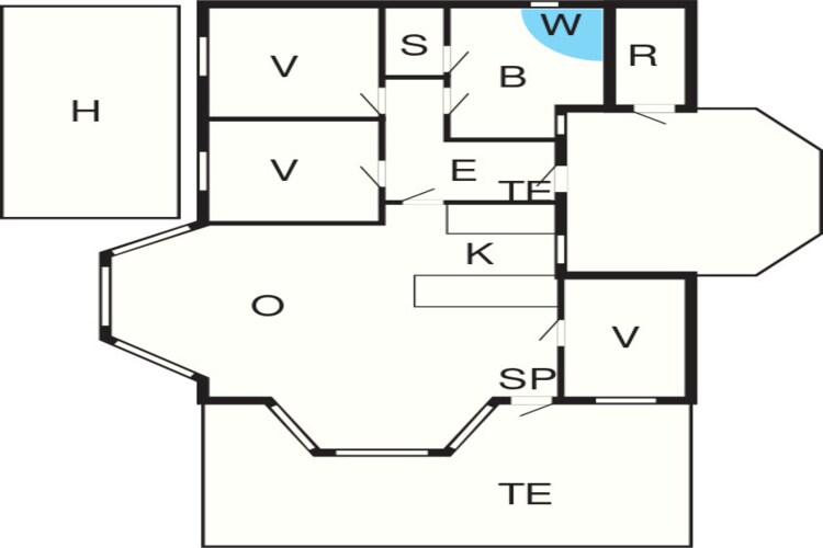 6 persoons vakantie huis in Bindslev-By Traum-Plattegrond