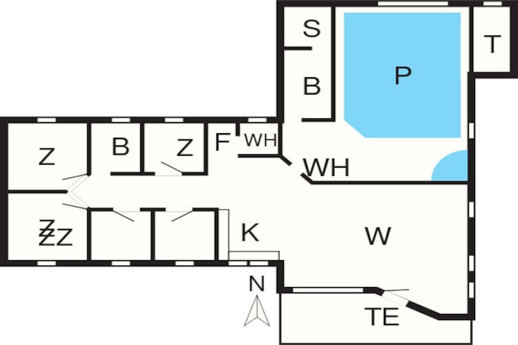 Luxe retraite met zwembad -- By Traum Ferienwohnungen-Plattegrond