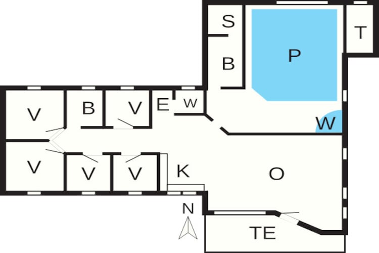 Luxe retraite met zwembad -- By Traum Ferienwohnungen-Plattegrond