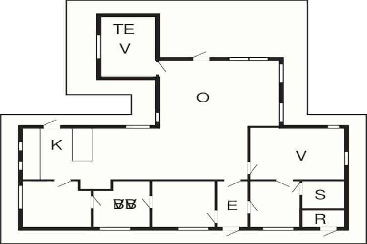 Kust retraite met sauna -- By Traum Ferienwohnungen-Plattegrond
