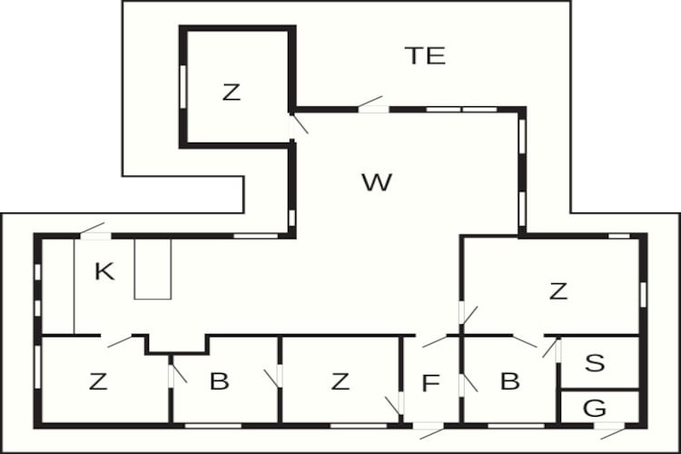 Kust retraite met sauna -- By Traum Ferienwohnungen-Plattegrond
