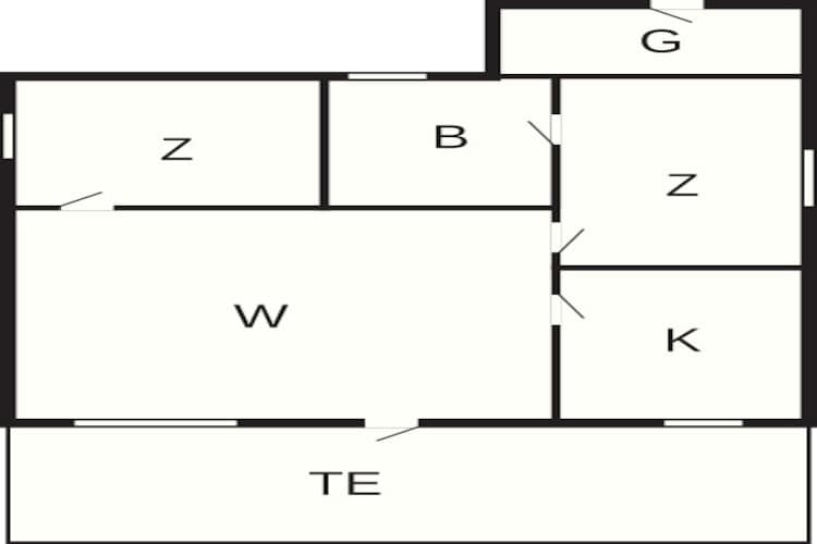 5 persoons vakantie huis in Ans By-By Traum - Plattegrond