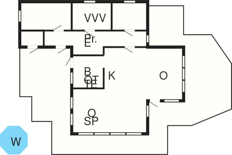Maison de vacances pour 6 a Tengelfjord-Plan d'étage