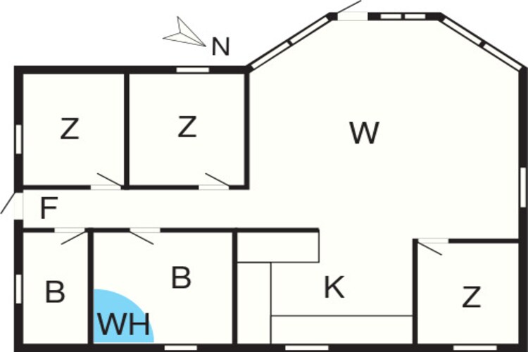 10 persoons vakantie huis in Væggerløse-By Traum-Plattegrond