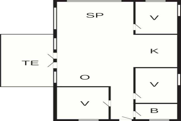 6 persoons vakantie huis in Saltum-By Traum-Plattegrond