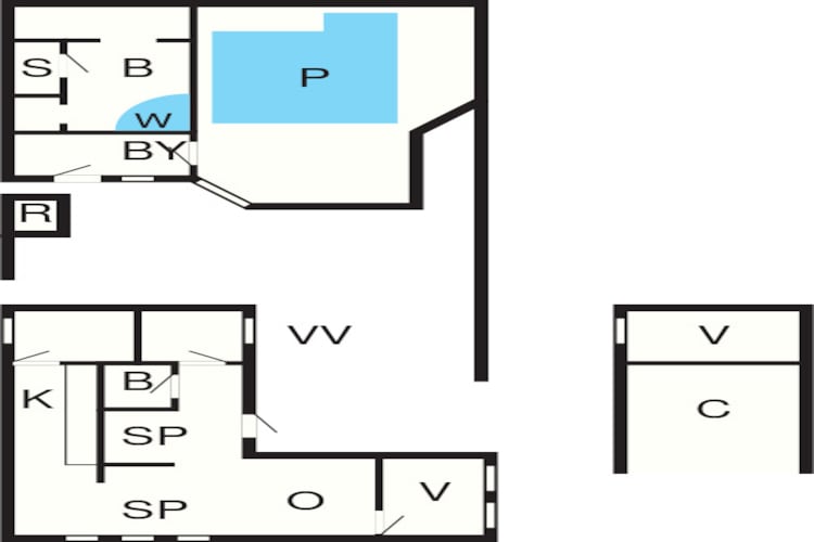 8 persoons vakantie huis in Knebel-By Traum-Plattegrond