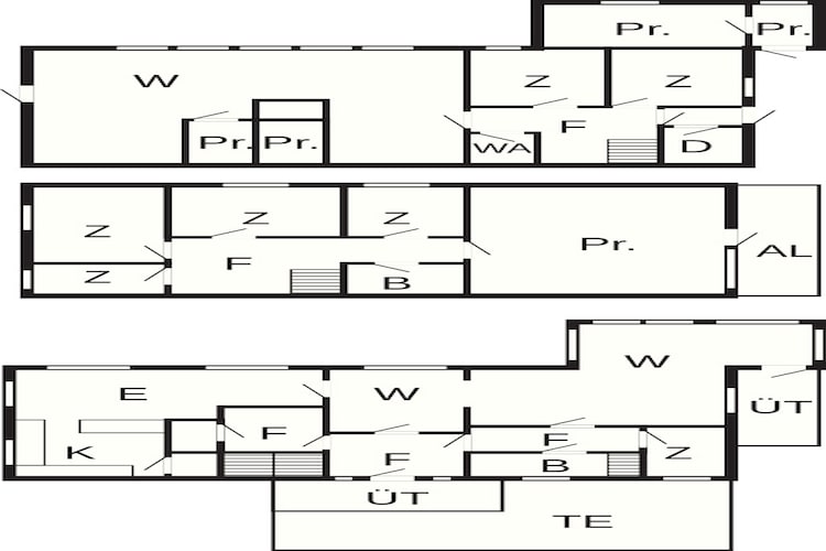 10 persoons vakantie huis in Folkestad-Plattegrond