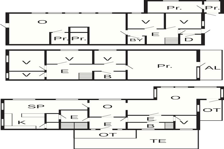 10 persoons vakantie huis in Folkestad-Plattegrond