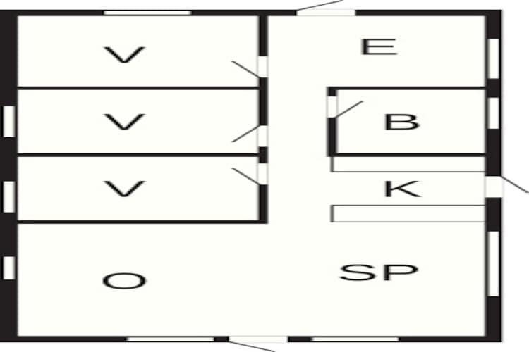 6 persoons vakantie huis in Rømø-By Traum-Plattegrond