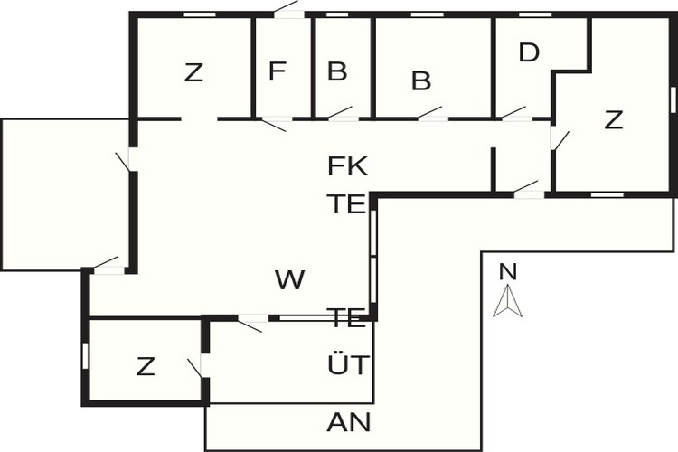 8 persoons vakantie huis in Hjørring-By Traum-Plattegrond