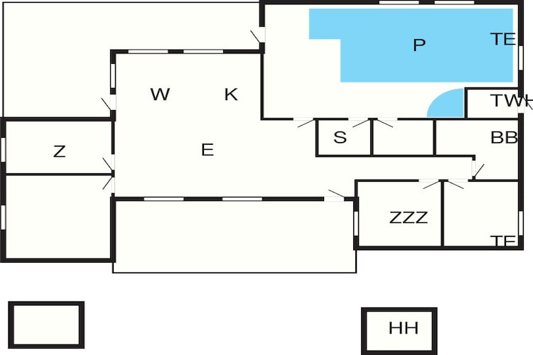 10 persoons vakantie huis in Bindslev-By Traum-Plattegrond
