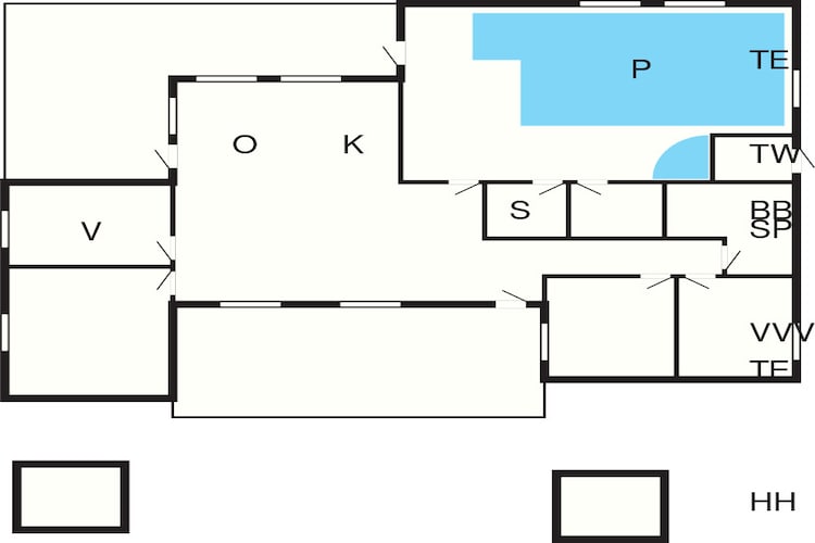 10 persoons vakantie huis in Bindslev-By Traum-Plattegrond