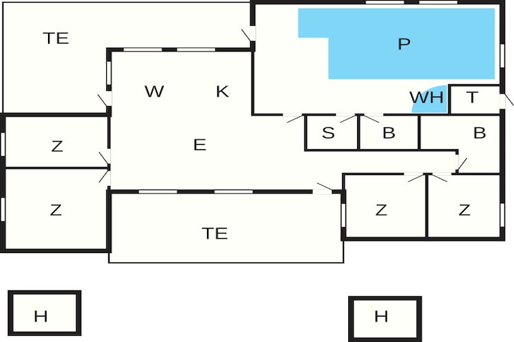 10 persoons vakantie huis in Bindslev-By Traum-Plattegrond