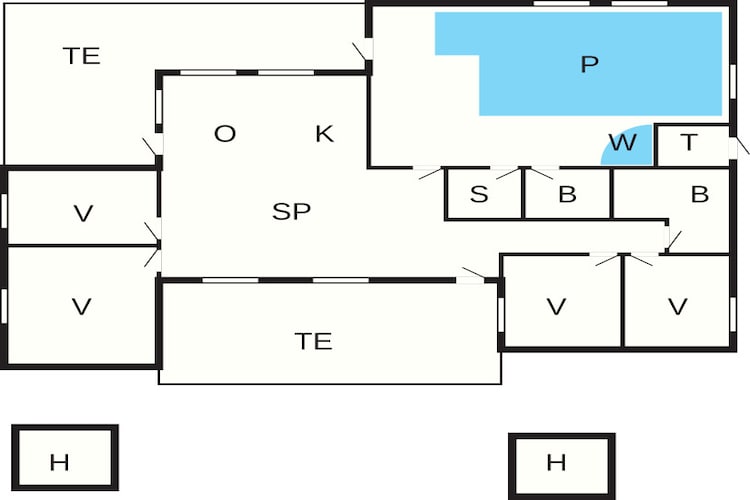10 persoons vakantie huis in Bindslev-By Traum-Plattegrond