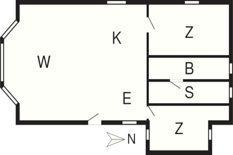 4 persoons vakantie huis in Thisted-By Traum-Plattegrond