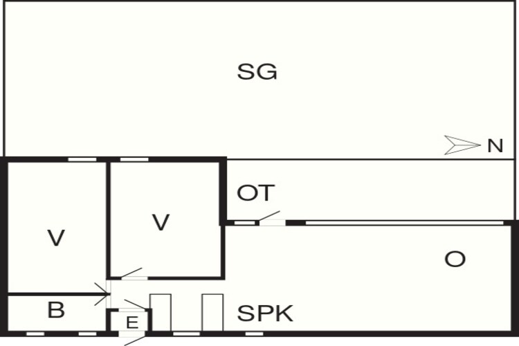 6 persoons vakantie huis in Pandrup-By Traum-Plattegrond