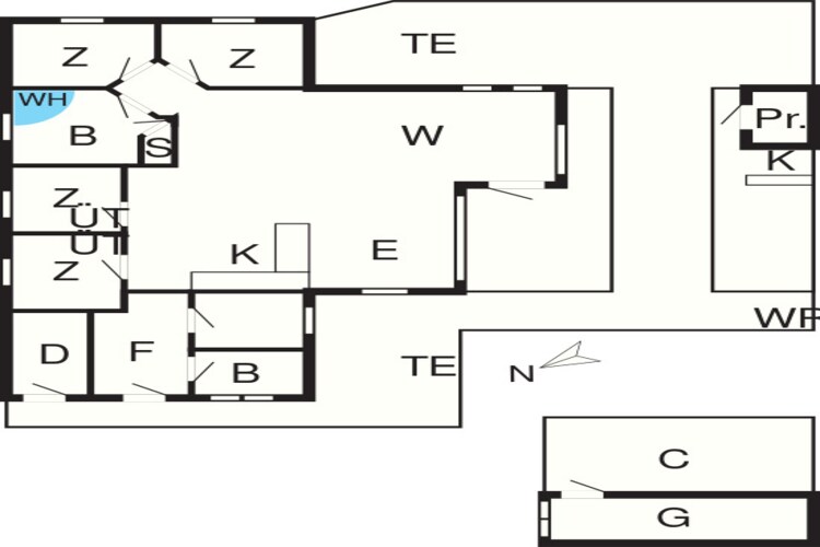 8 persoons vakantie huis in Oksbøl-By Traum-Plattegrond
