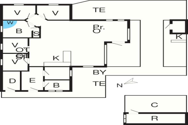 8 persoons vakantie huis in Oksbøl-By Traum-Plattegrond