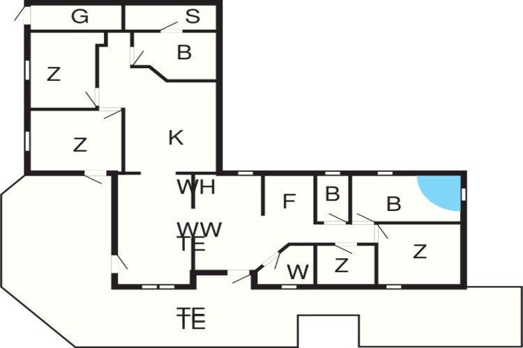 10 persoons vakantie huis in Juelsminde-By Traum-Plattegrond
