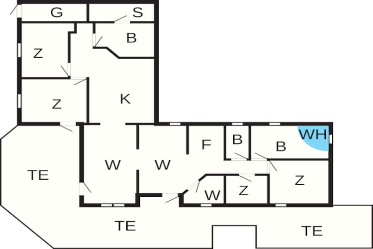 10 persoons vakantie huis in Juelsminde-By Traum-Plattegrond