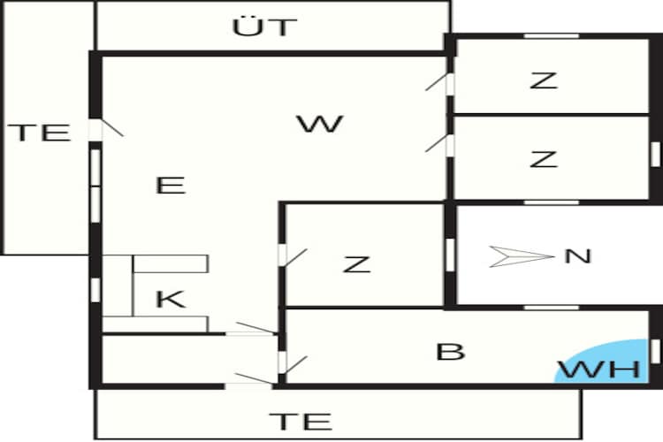 6 persoons vakantie huis in Thisted-By Traum-Plattegrond