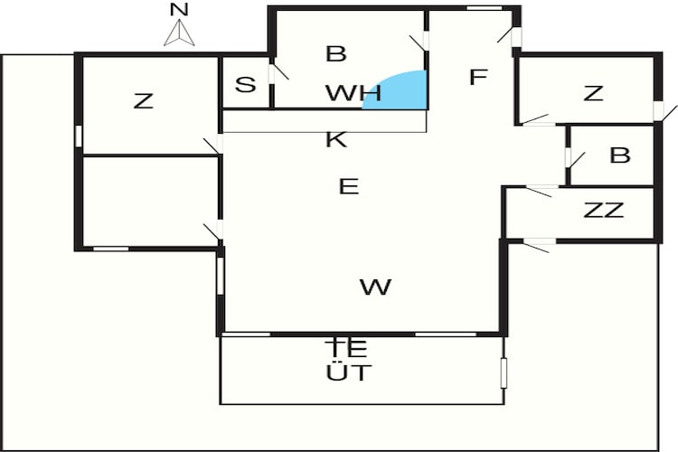 Rustig toevluchtsoord in de natuur -- By Traum Ferienwohnungen-Plattegrond