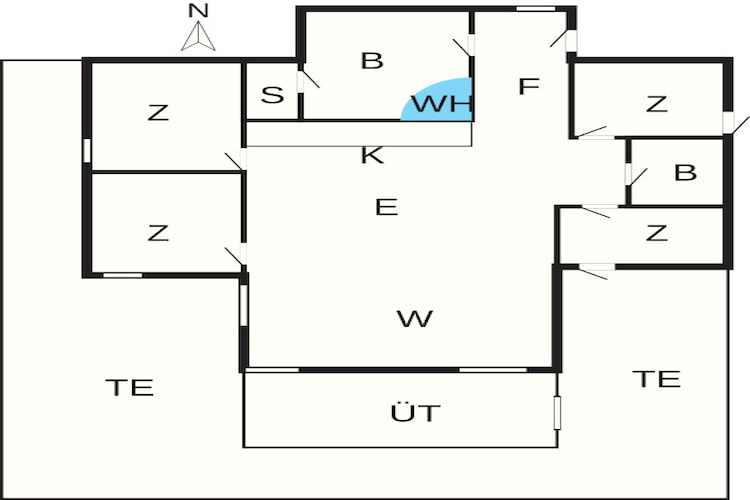 Rustig toevluchtsoord in de natuur -- By Traum Ferienwohnungen-Plattegrond