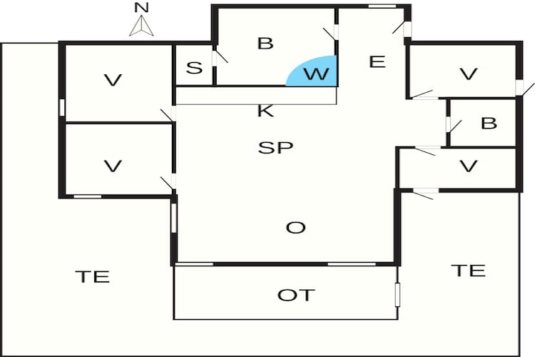 Rustig toevluchtsoord in de natuur -- By Traum Ferienwohnungen-Plattegrond