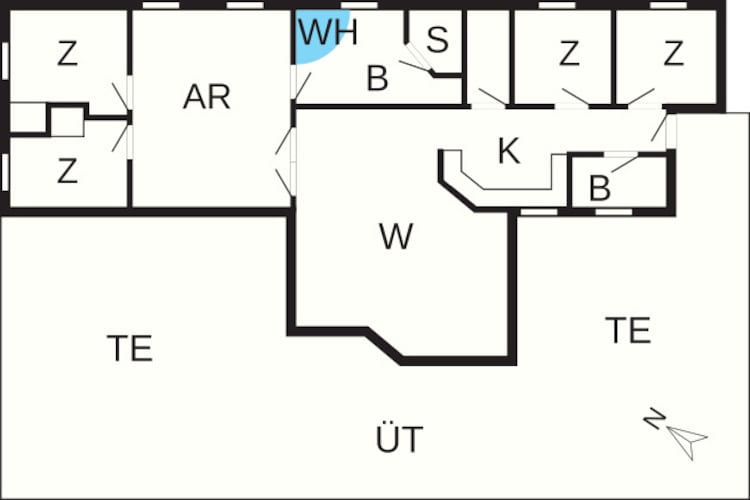 10 persoons vakantie huis in Idestrup-By Traum-Plattegrond