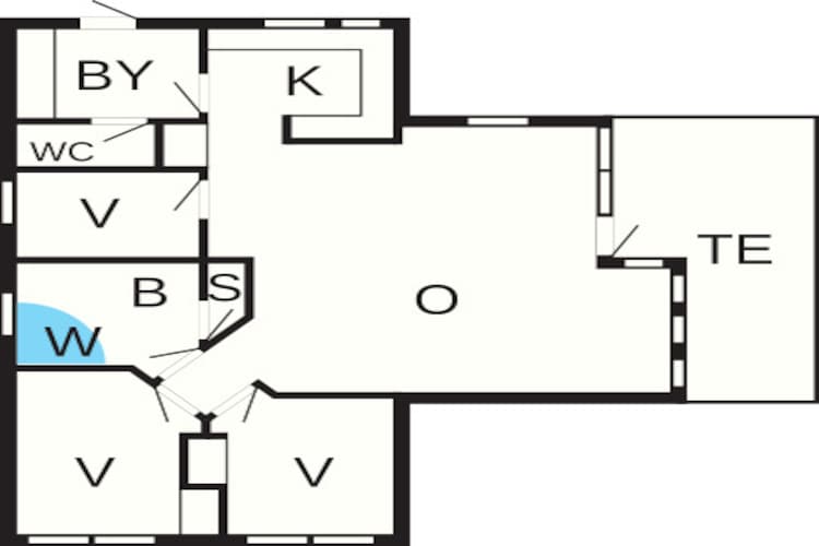 6 persoons vakantie huis in Nykøbing Sj-By Traum-Plattegrond